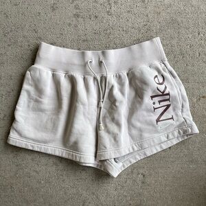 Nike athletic shorts high waisted sweat pant shorts